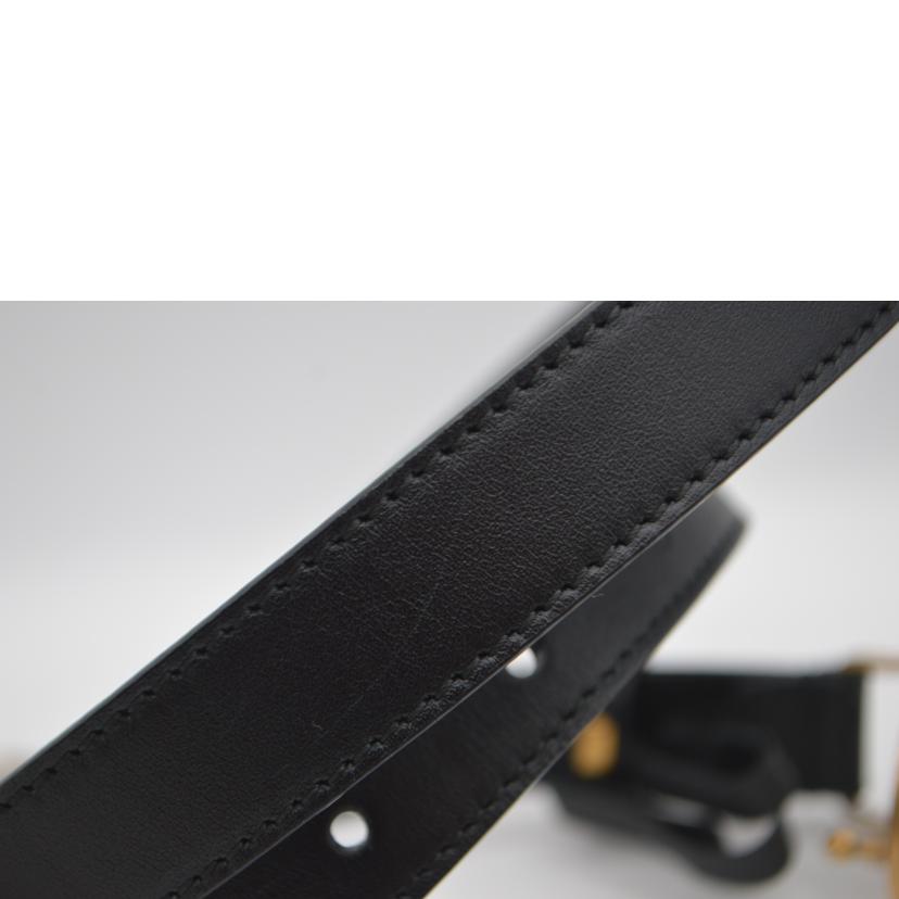 GUCCI グッチ/ダブルGスリムレザーベルト/409417AP00T//480***/ABランク/89