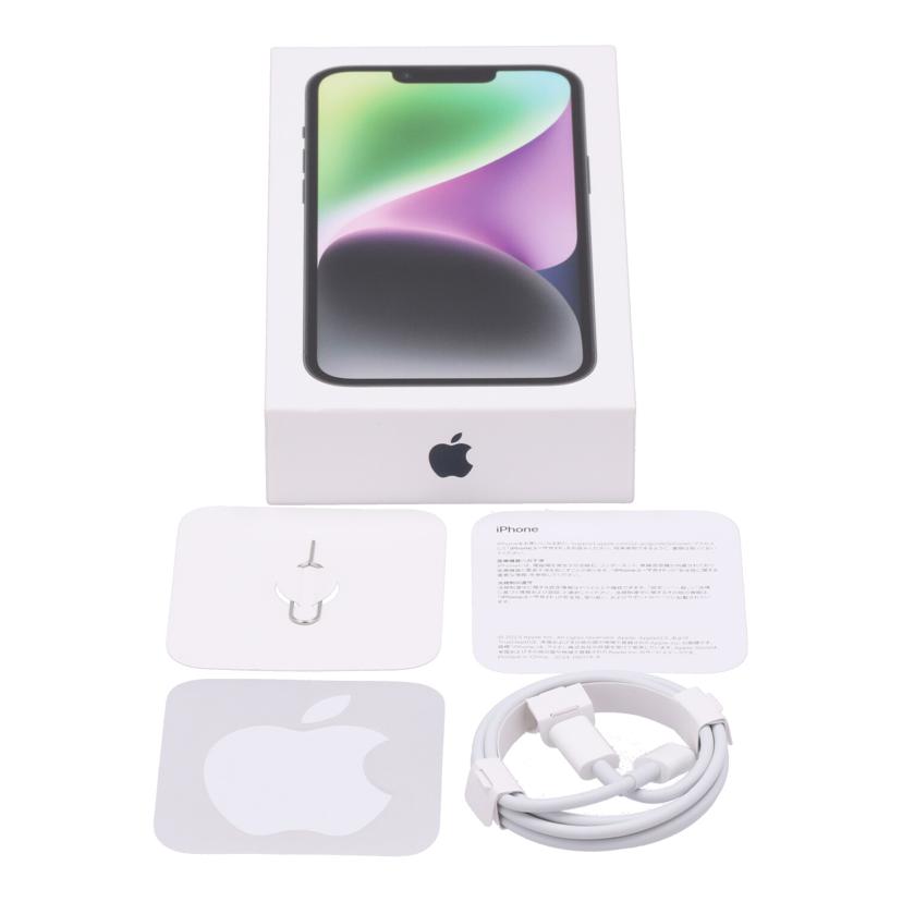 Apple　SIMフリー アップル　/iPhone14　128GB/MPUD3J/A//J3V2HD6199/ABランク/62