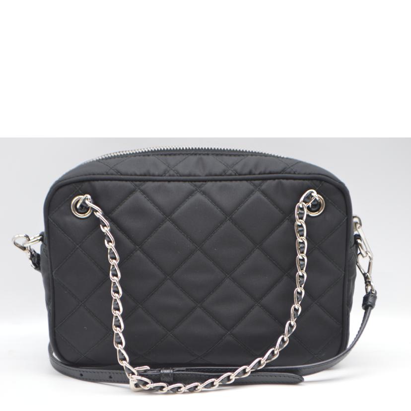 PRADA プラダ/テスートナイロンキルティング2wayチェーンレザーハンド/1BH910//158**/Aランク/89