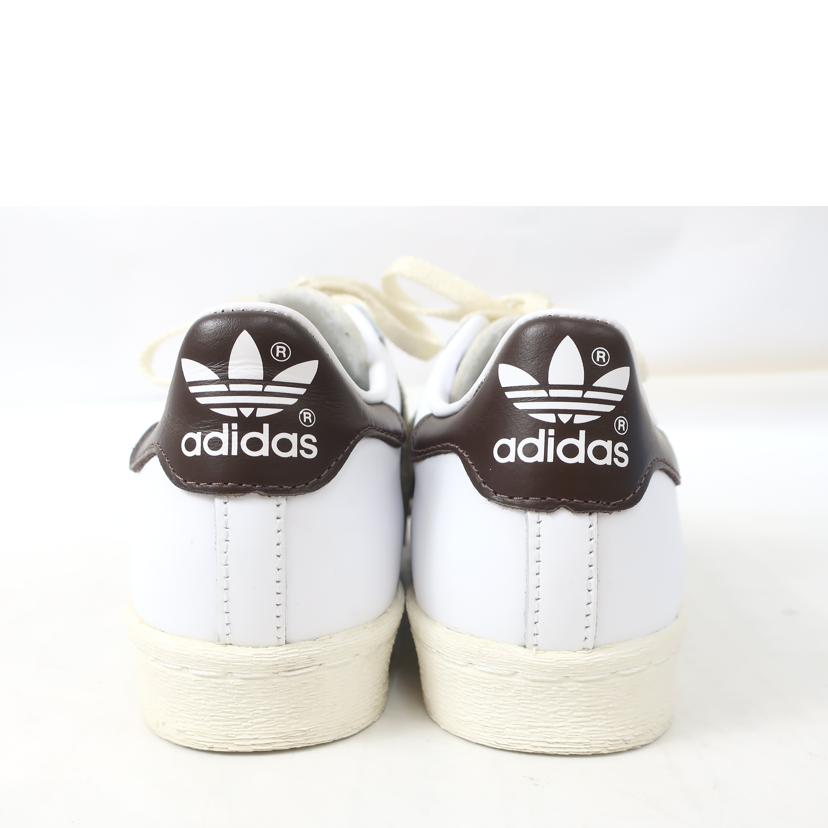 adidas アディダス/Superstar　82　ホワイト×ブラウン　25．0cm/ID0987//ABランク/65