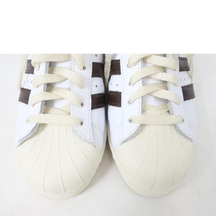 adidas アディダス/Superstar　82　ホワイト×ブラウン　25．0cm/ID0987//ABランク/65