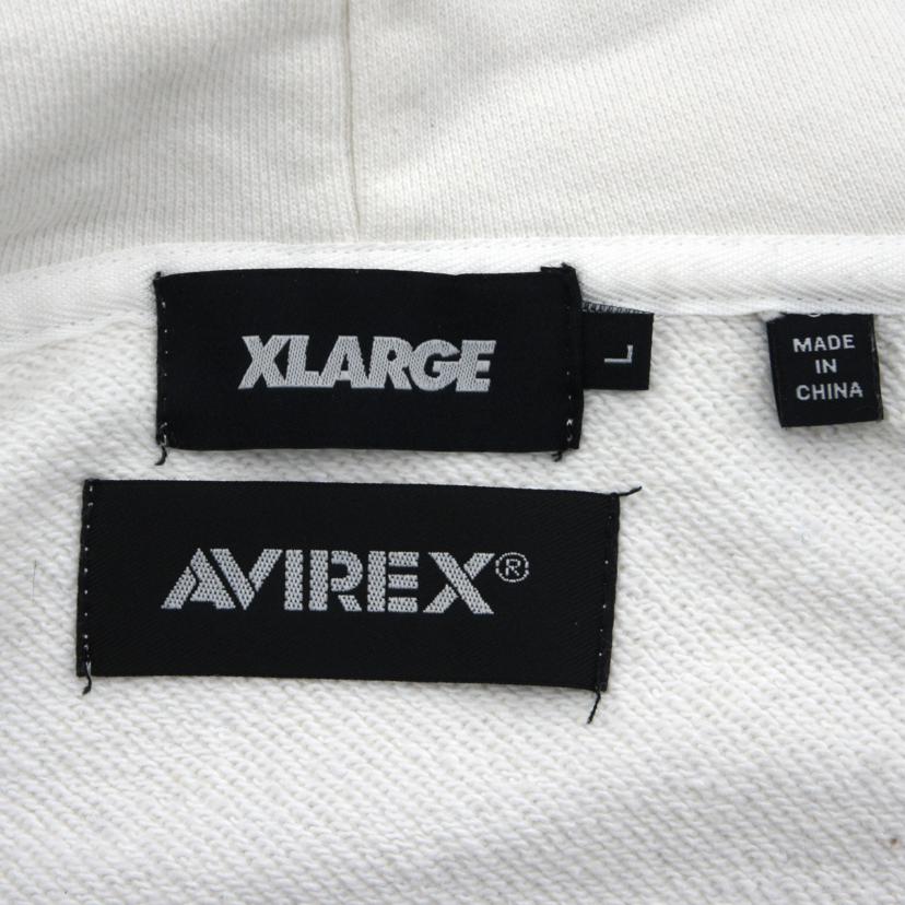 XLARGE×AVIREX エクストララージ×アビレックス/フルジップフーデッドスエット/101234012028//ABランク/09