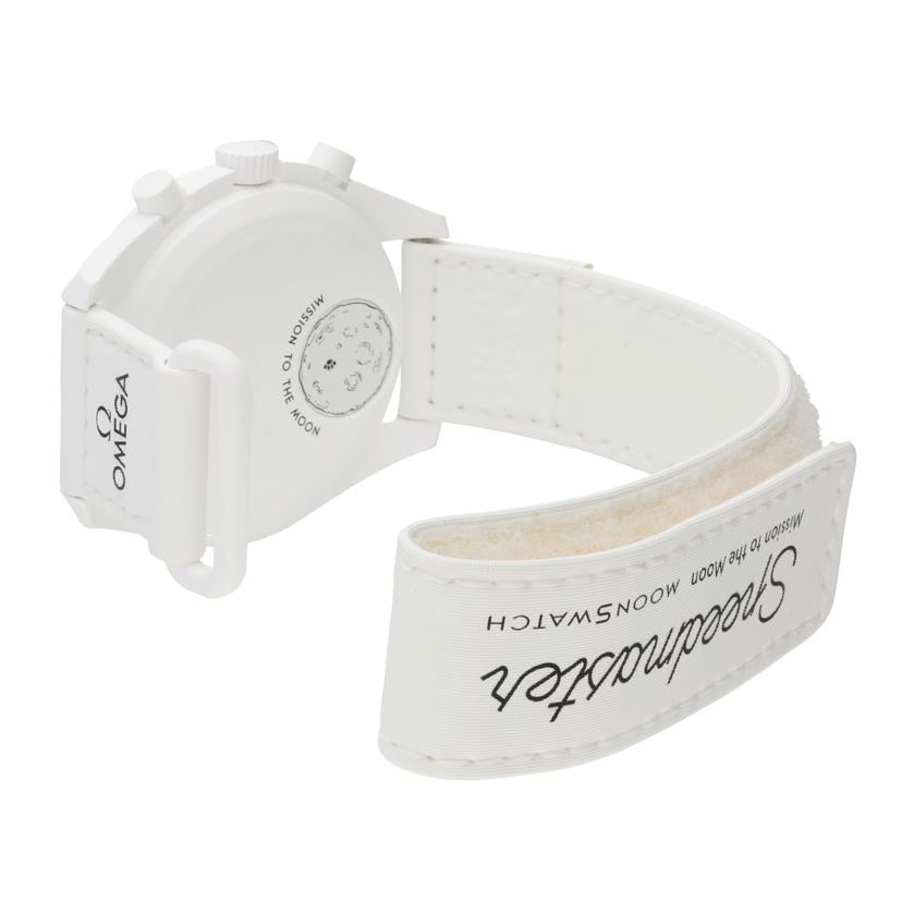 OMEGA×swatch オメガ×スウォッチ/MISSION　TO　THE　MOONPHASE／ホワイト/SO33W700//Aランク/89