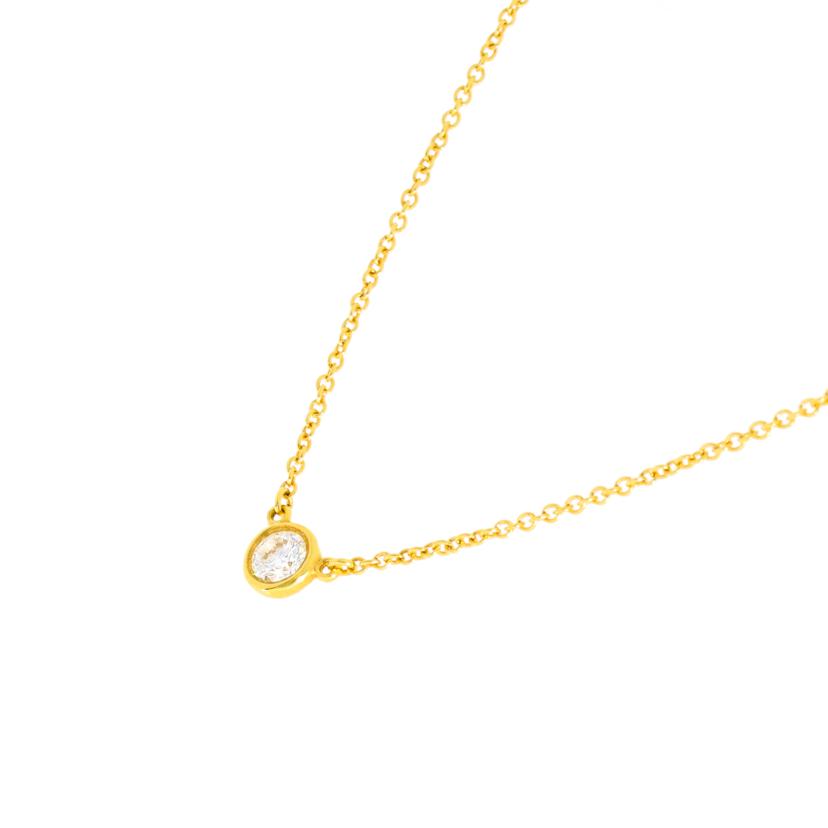 TIFFANY＆Co． ﾃｨﾌｧﾆｰ/K18バイザヤードダイヤネックレス//Aランク/06