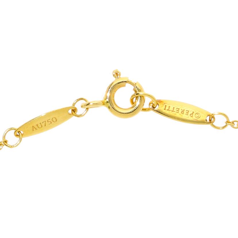 TIFFANY＆Co． ﾃｨﾌｧﾆｰ/K18バイザヤードダイヤネックレス//Aランク/06