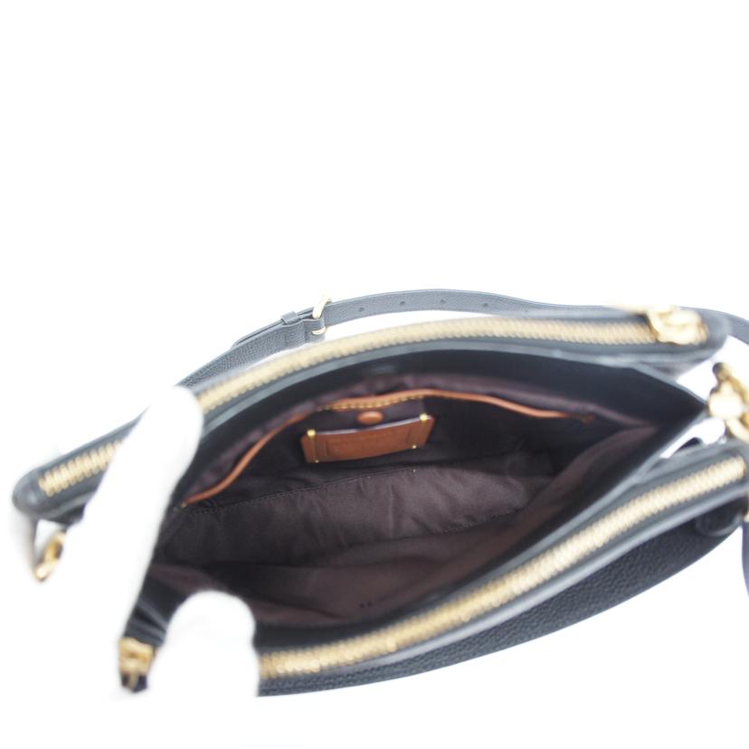COACH コーチ/ダブルジップ　ペブルレザーショルダーバック　/C4645//C22**/ABランク/05