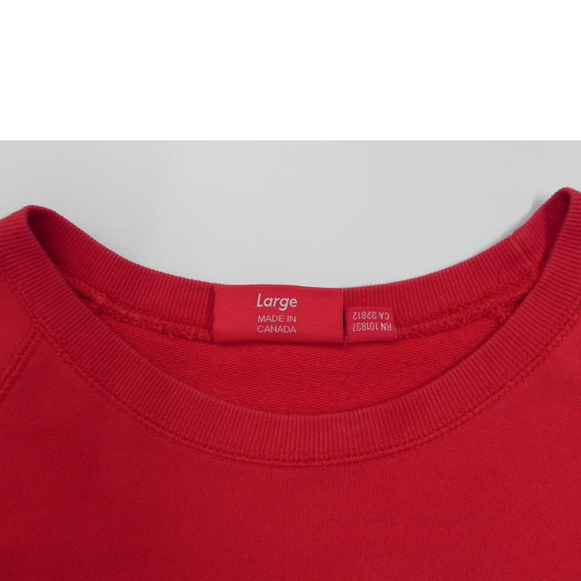 Supreme シュプリーム/クルーネックスウェット　／　レッド//Bランク/81