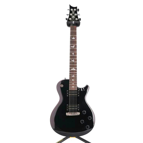 エレキギター ブラック Fender】サテンブラックフィニッシュとレッドメタルロゴが特徴的