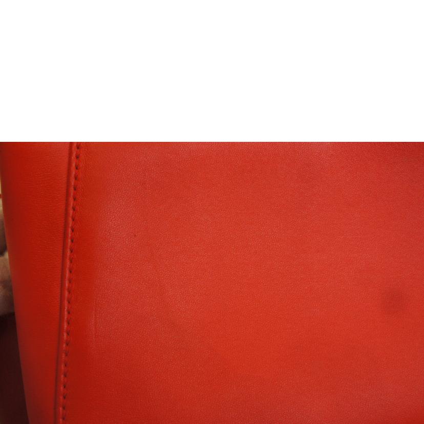 FENDI フェンディ/ピーカブーミニレッドSV金具//Aランク/92