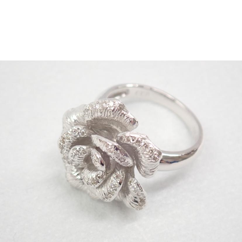 /K18WGダイヤリング0．33ct//Aランク/62