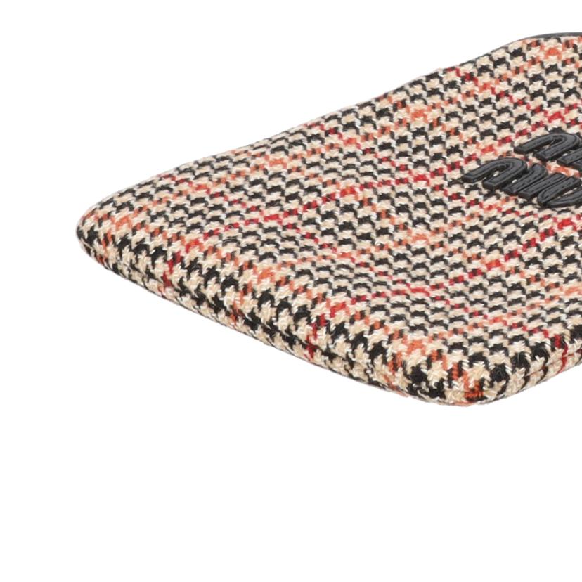 miumiu ミウミウ/IVYロゴ／タータンチェックショルダー／ポップアップ日本限定//Aランク/91