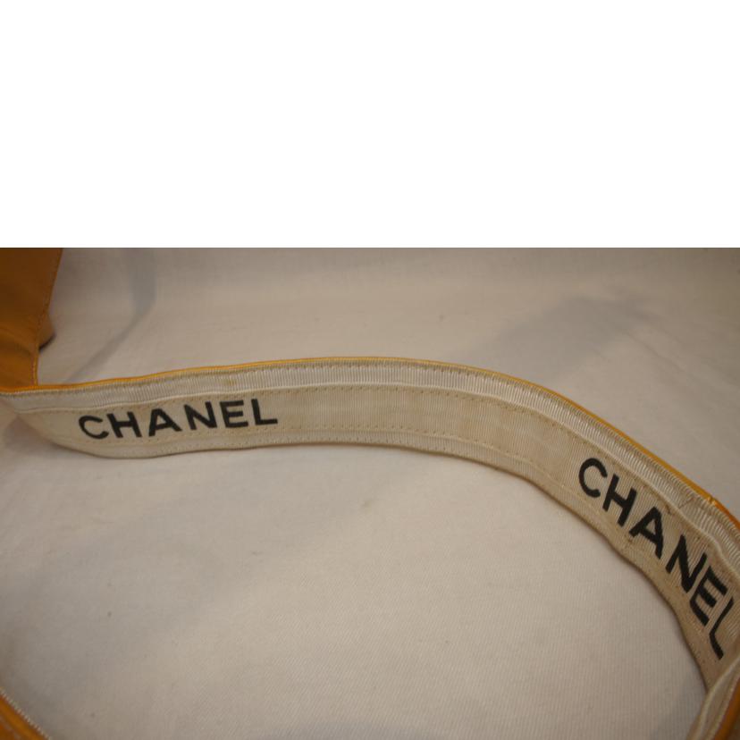 CHANEL シャネル/エナメルマトラッセショルダーイエロー//415****/Bランク/92