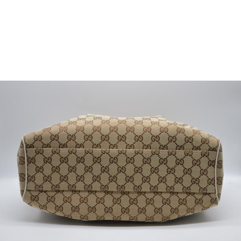GUCCI グッチ/GGキャンバスレザーハンド／アイボリー/388919//562***/SAランク/89