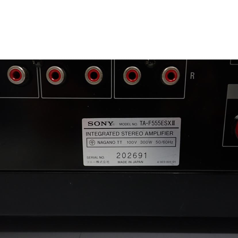 SONY SONY/プリメインアンプ/TA-F555ESXⅡ//Bランク/62