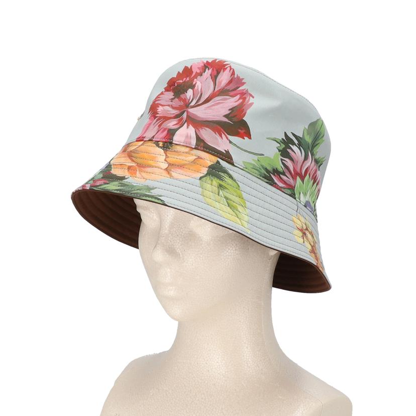 PRADA プラダ/トライアングルロゴ／リバーシブルバケットハット／2024//Aランク/91