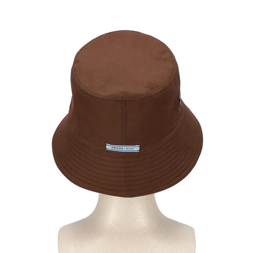 PRADA プラダ/トライアングルロゴ／リバーシブルバケットハット／2024//Aランク/91