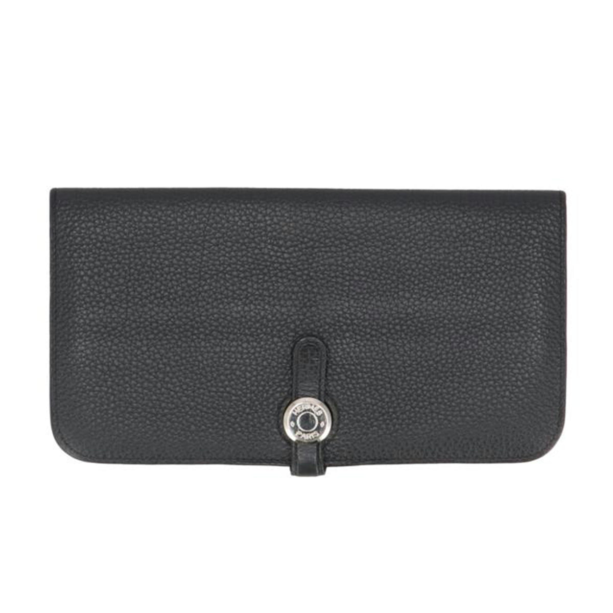 HERMES エルメス/エルメス ドゴン ロング財布 ブラック//T T*******/Bランク/19