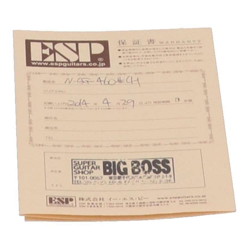 ESP Navigator 工房 ナビゲーター/エレキギター/N SG LTD (N-SG-460)//K1411201/Bランク/88