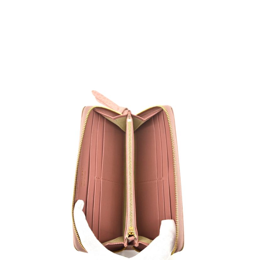 JIMMYCHOO ジミーチュウ/ラウンドファスナー長財布／ピンク//Bランク/75