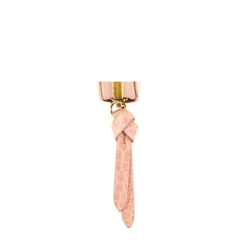 JIMMYCHOO ジミーチュウ/ラウンドファスナー長財布／ピンク//Bランク/75