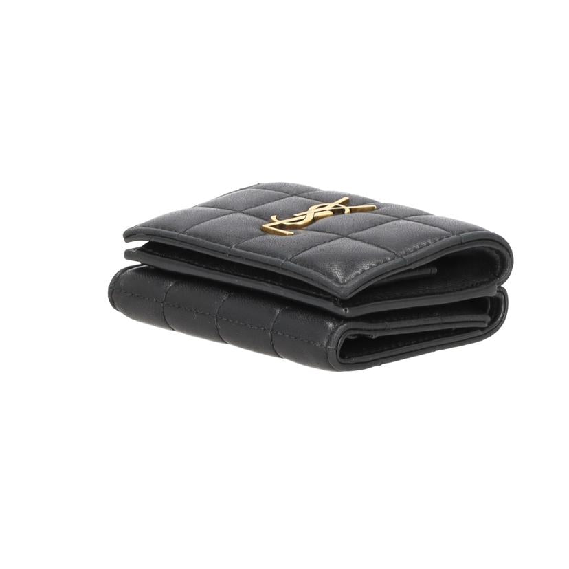 SAINT　LAURENT サンローラン/YSLロゴ／オリガミ・コンパクトウォレット/BND7.87557//ABランク/91