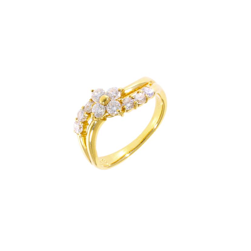 /　K18ダイヤリング0．616ct//Aランク/19