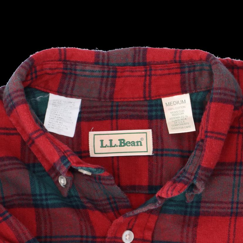 L.L.Bean/80-90’s/ネルシャツ/ボタンダウン/USA製/ヴィンテージ/レア//ABランク/24