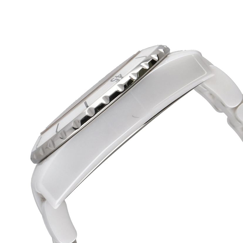 CHANEL シャネル/J12クロノグラフ・9Pダイヤ・ホワイト／メンズ／自動巻/H2009//X.C********/Aランク/75