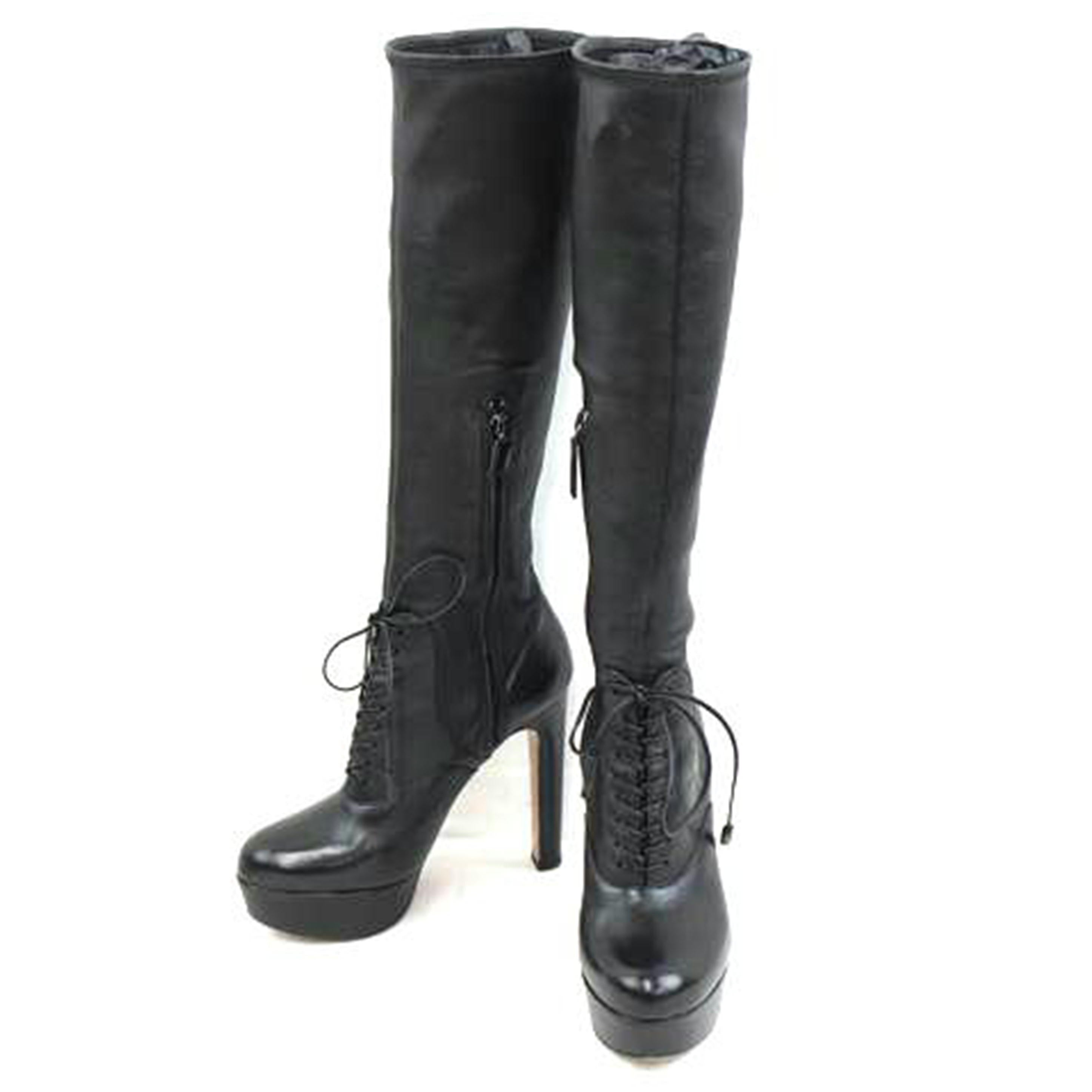 PRADA プラダ/PRADA　レザーロングブーツ　22．5//ABランク/67