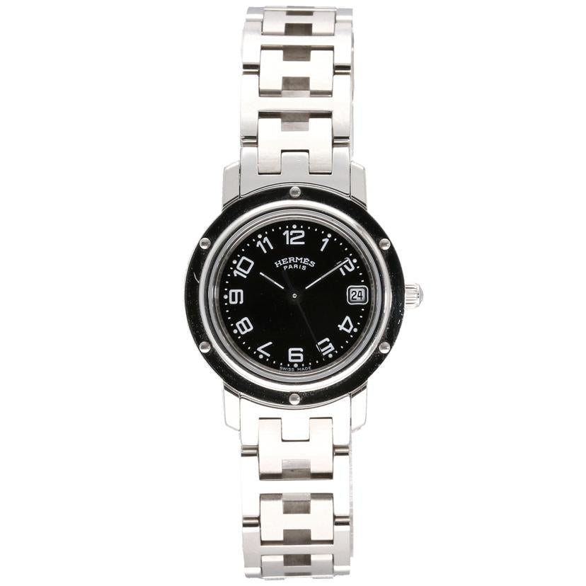 HERMES エルメス/クリッパー・ブラック／レディース／クオーツ/CL4.210//145****/ABランク/94
