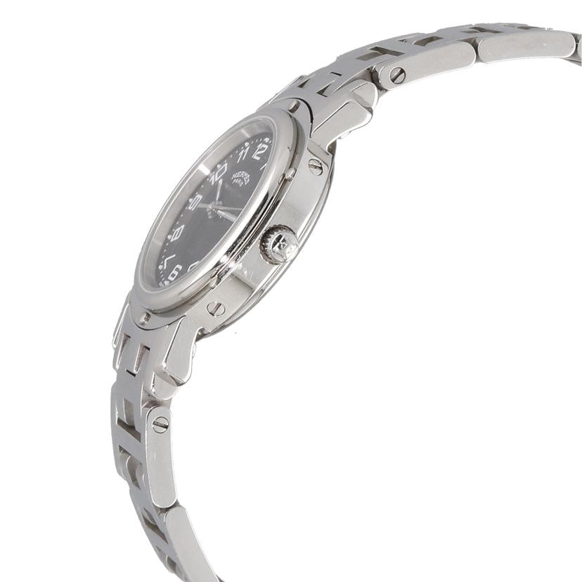 HERMES エルメス/クリッパー・ブラック／レディース／クオーツ/CL4.210//145****/ABランク/94