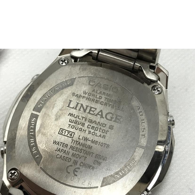 CASIO カシオ/LINEAGE タフソーラー/LIW-M610TS//ABランク/51