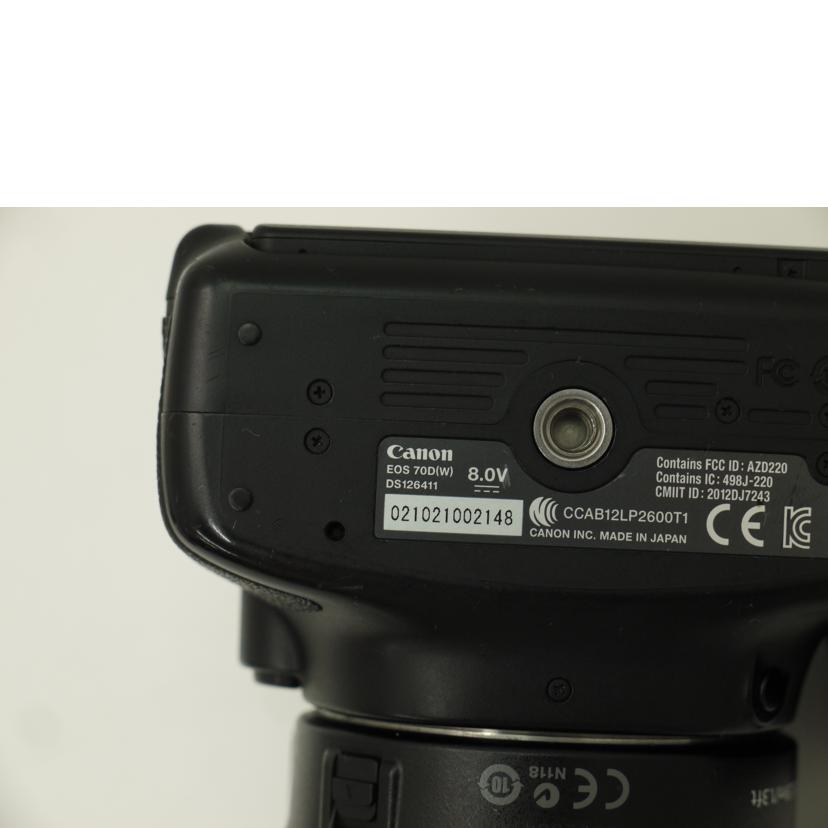 Canon キャノン/デジタル一眼レフ　レンズキット/EOS 70D EF-S18-135 IS STM レンズキット//021021002148/ABランク/69