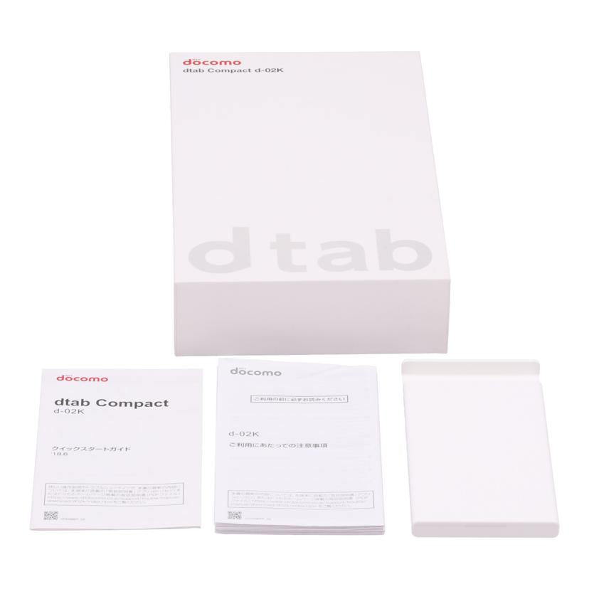 HUAWEI　docomo ファーウェイ　/タブレット／dtab　Compact/d-02K//VMT6R18809010155/Bランク/62