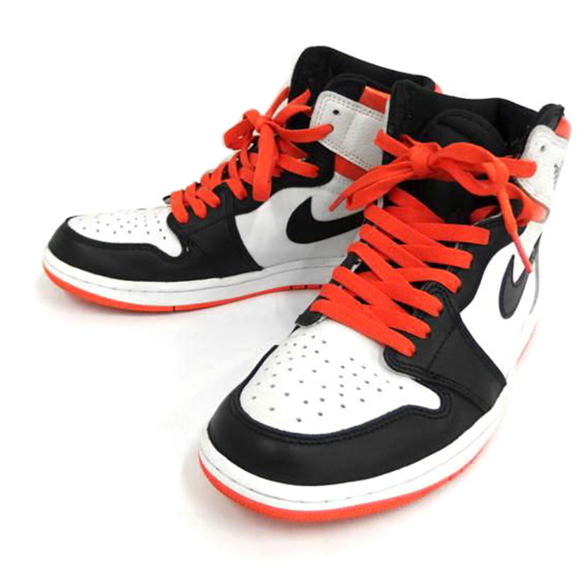 NIKE ﾅｲｷ/AJ1　Retro　High　OG　＂Electro　Orange＂/555088-180//Bランク/82