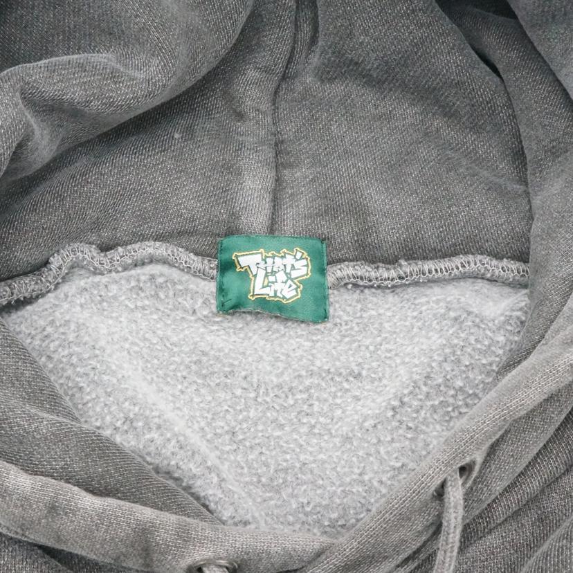 Thats　Life ザッツライフ/スウェットパーカー／グレー／バンド柄//Bランク/42