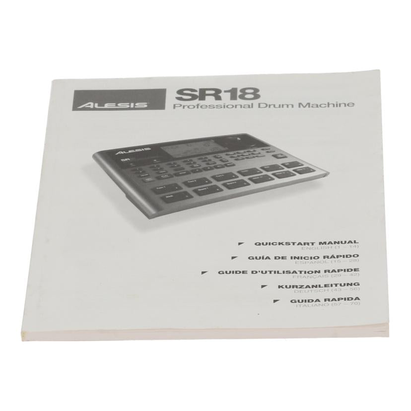 ALESIS アレシス　/リズムマシン/SR18//A10906105713290/Bランク/70