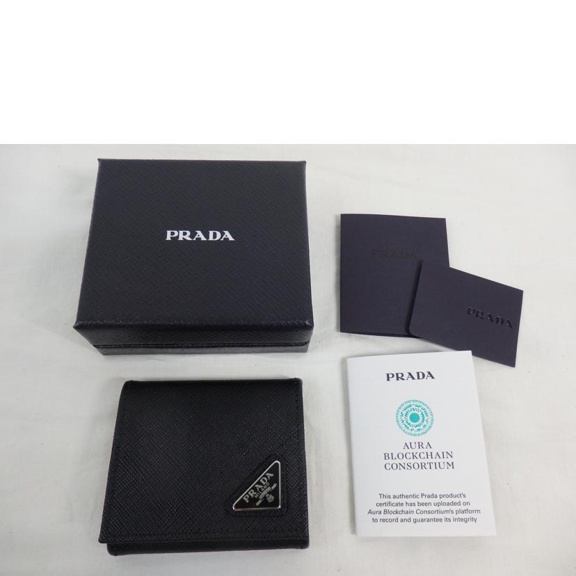 PRADA プラダ/サフィアーノ／トライアングルロゴ／コインケース/2MM935//SAランク/84
