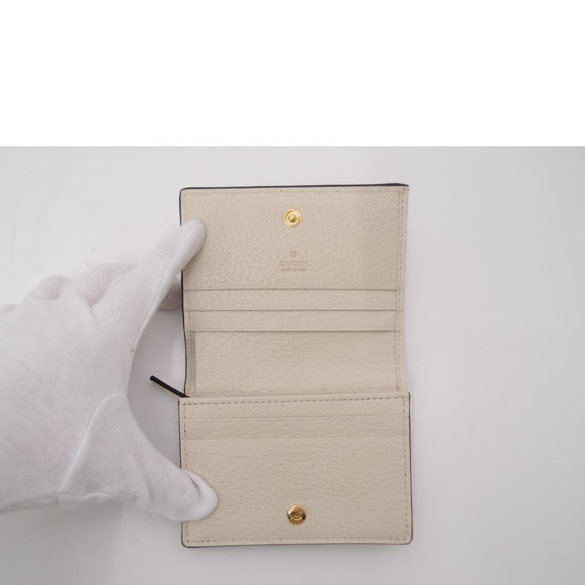 GUCCI グッチ/オフィディアGGマーモントコンパクト財布／ホワイト/523155//214*/SAランク/69