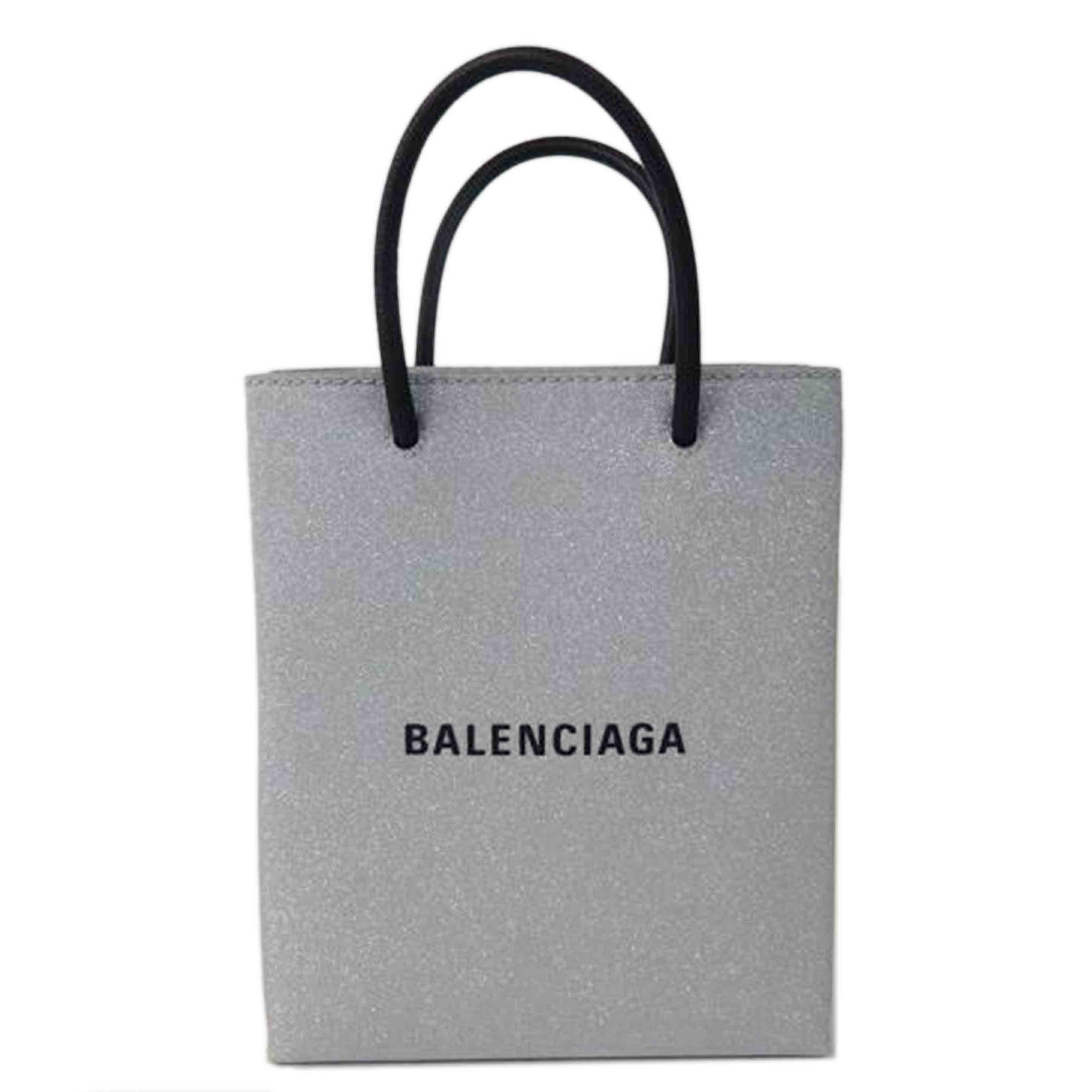 BALENCIAGA バレンシアガ/フォンフォルダー／ショルダーバッグ／メタリック/693805//Aランク/84