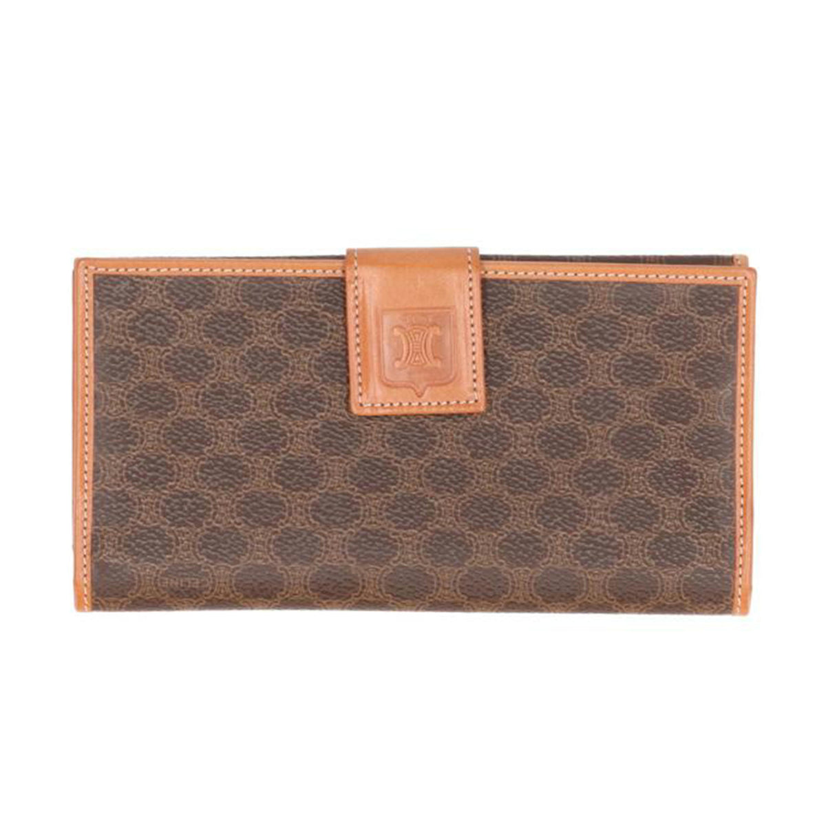 CELINE セリーヌ/CELINE/マカダムWホック長財布//Bランク/75