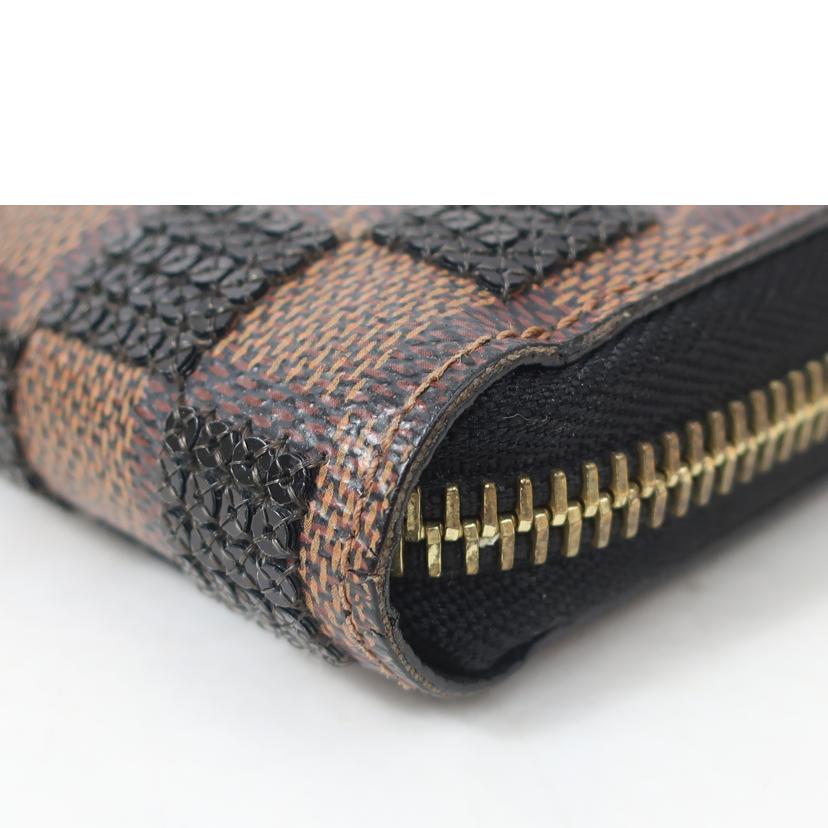 LOUIS VUITTON ルイ・ヴィトン/ダミエ・パイエット　ジッピーウォレット　長財布/N63174//CA1***/ABランク/65