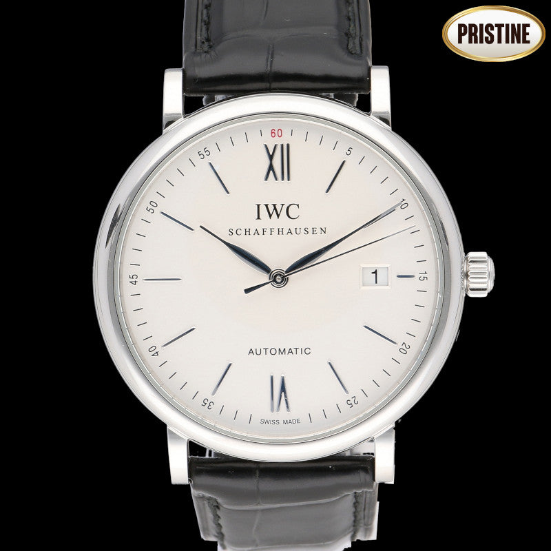 IWC インターナショナルウォッチカンパニー/ポートフィノデイト／白文字盤／自動巻/IW356501//563****/SAランク/75