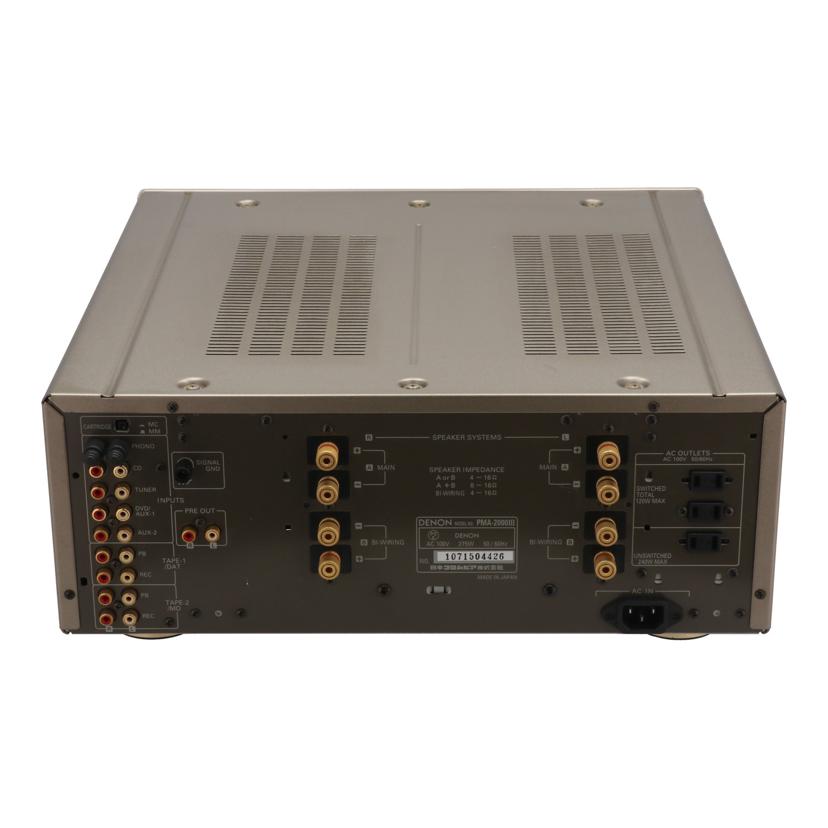 DENON デノン/プリメインアンプ/PMA-2000-3//1071504426/Bランク/88