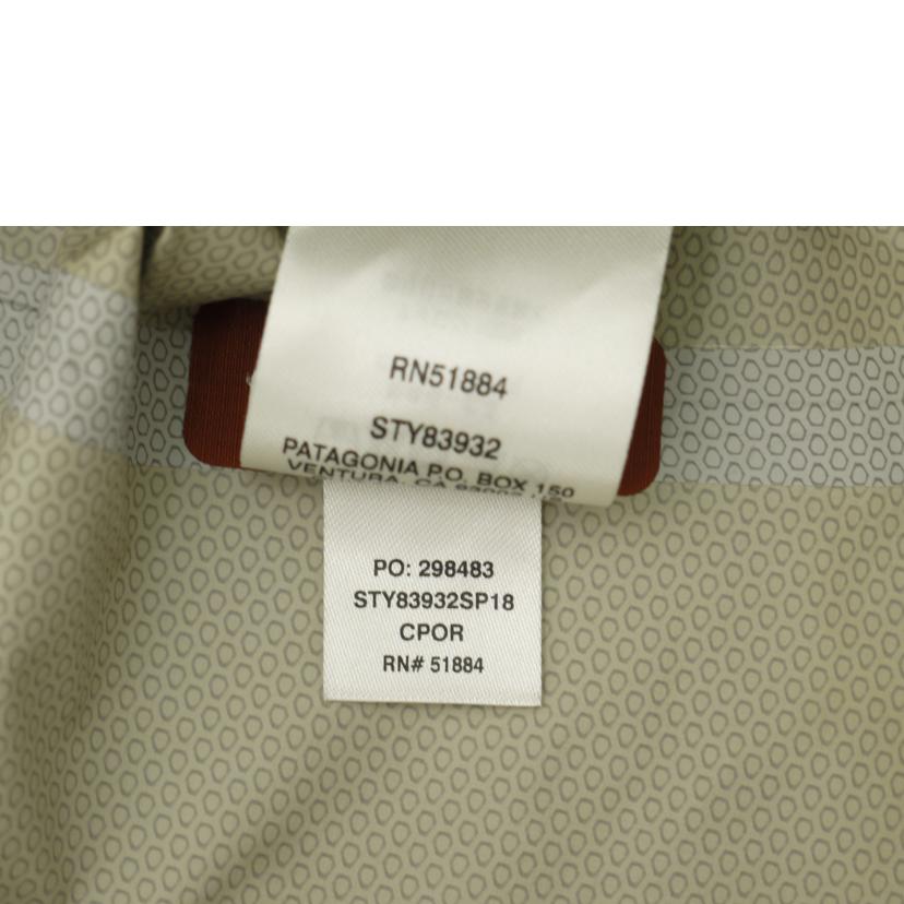 Pqtagonia パタゴニア/トレントシェル　プルオーバージャケット/83932SP18//Aランク/69