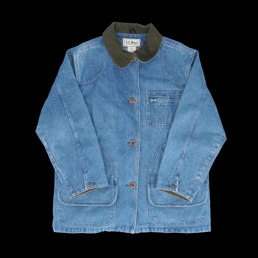 L.L.Bean エルエルビーン/80＇s－90＇s/ハンティングデニムジャケット/USA製/ヴィンテージ//ABランク/92