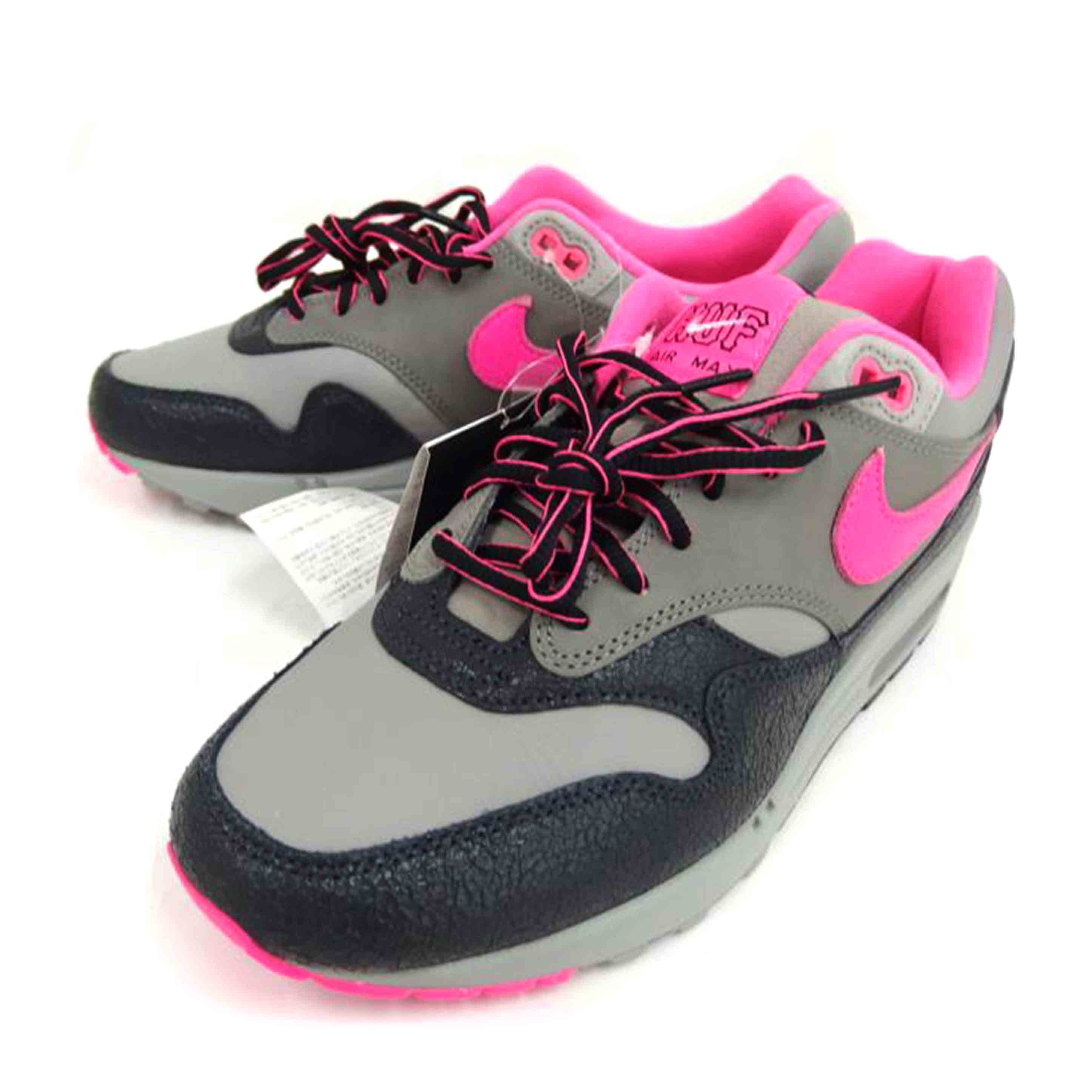 nike ナイキ/HUF　×　Nike　Air　Max　1　Anthracite／Pink　Pow/HF3713-003//Aランク/82