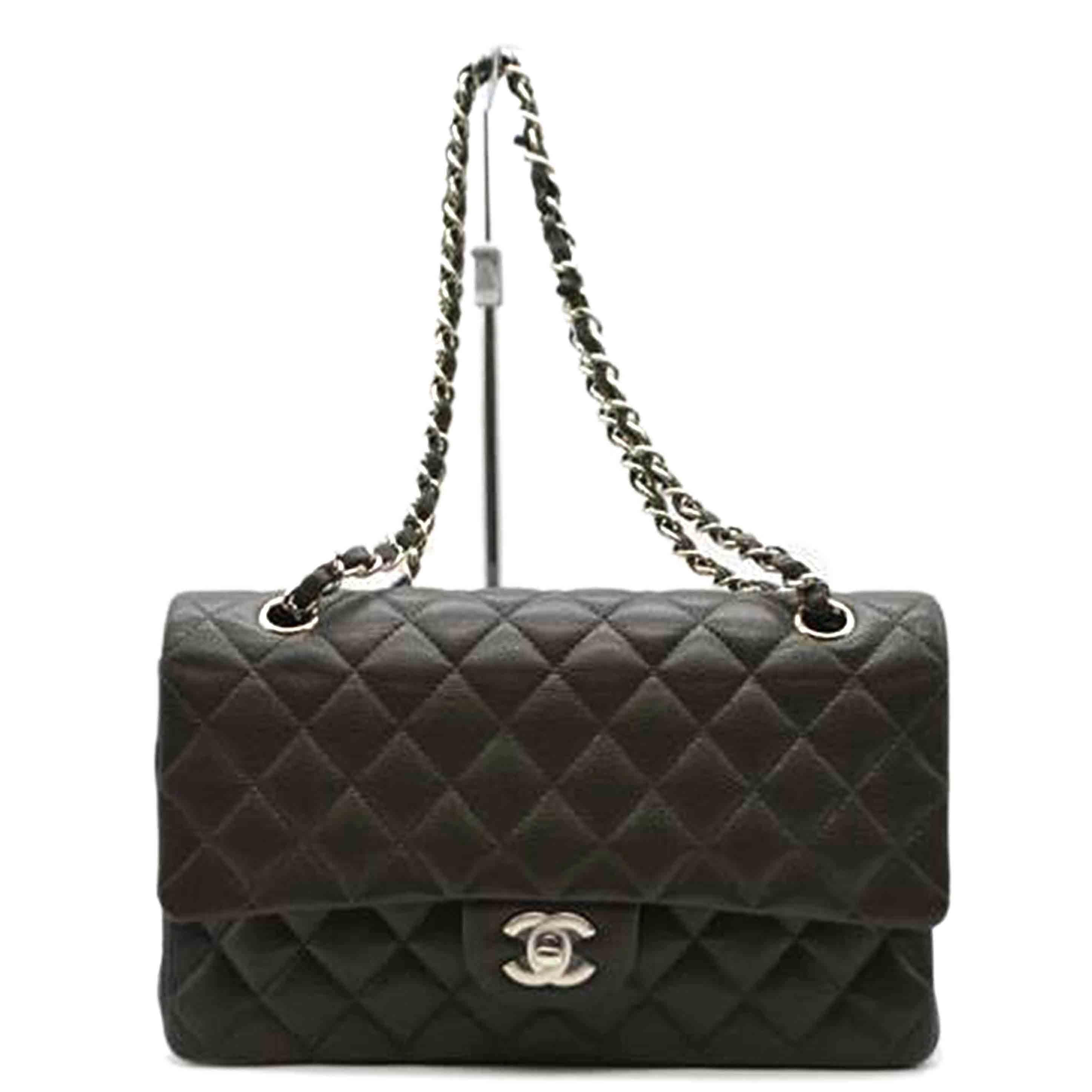 CHANEL シャネル/マトラッセソフトキャビアスキンWフラップチェーンショルダー/A01112//168*****/SAランク/89