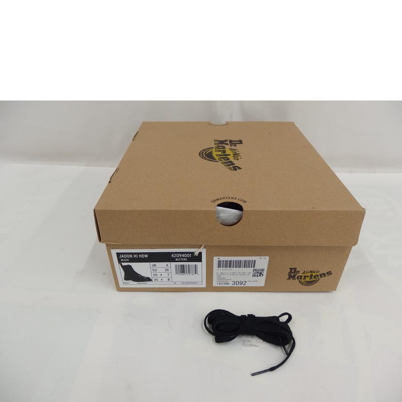 Dr．Martens ドクターマーチン/Dr．Martens　JADON　HI　HDW　ブーツ／ブラック//ABランク/82