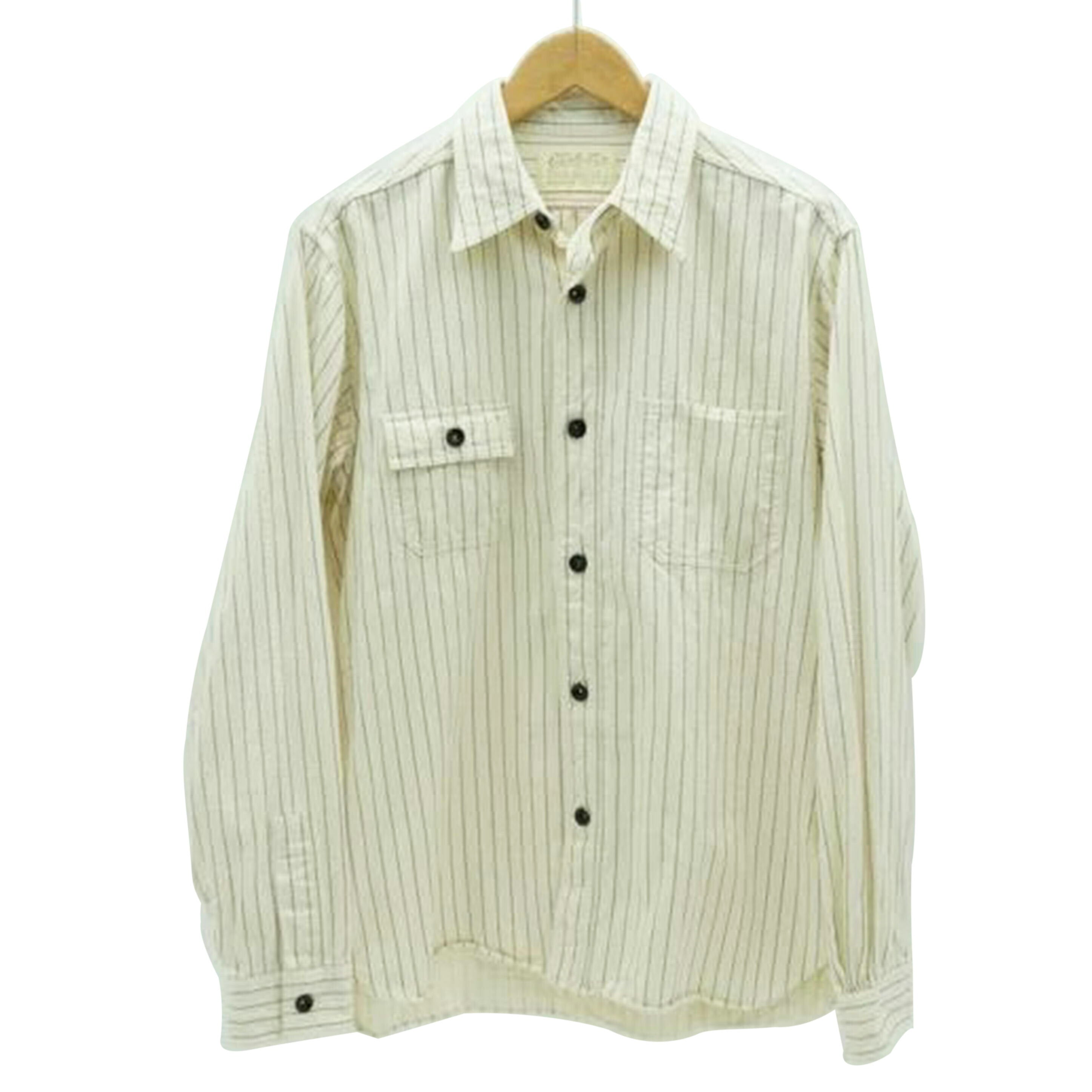 SUGAR　CANE シュガーケーン/SUGAR　CANE　シャツ　ウォバッシュストライプWH//ABランク/78